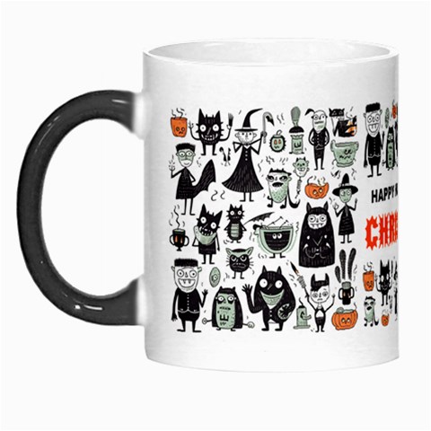 Personalized Halloween Name Any Text Morph Mug By Joe Left