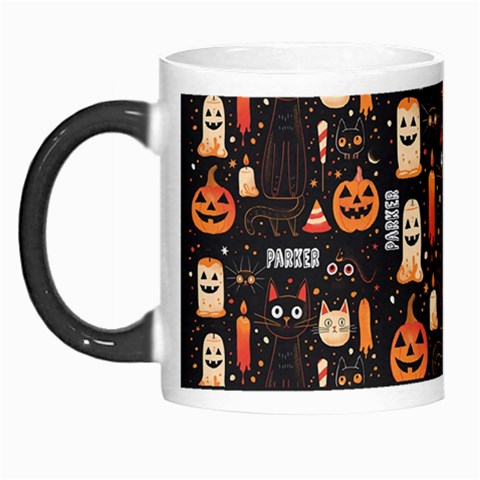 Personalized Halloween Name Any Text Morph Mug By Joe Left