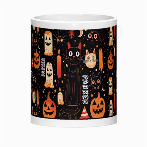 Personalized Halloween Name Any Text Morph Mug By Joe Center