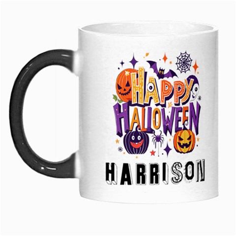 Personalized Halloween Name Any Text Morph Mug By Joe Left