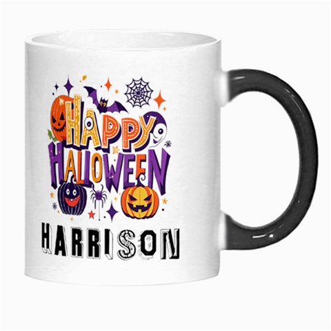 Personalized Halloween Name Any Text Morph Mug By Joe Right