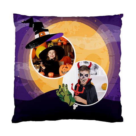 Personalized Photo Full Moon Night Standard Cushion Case By Katy Front