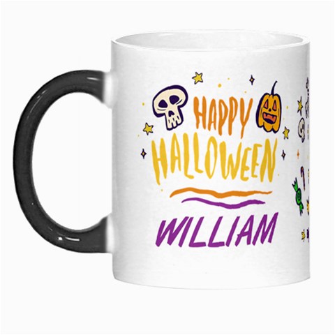 Personalized Halloween Name Any Text Morph Mug By Joe Left