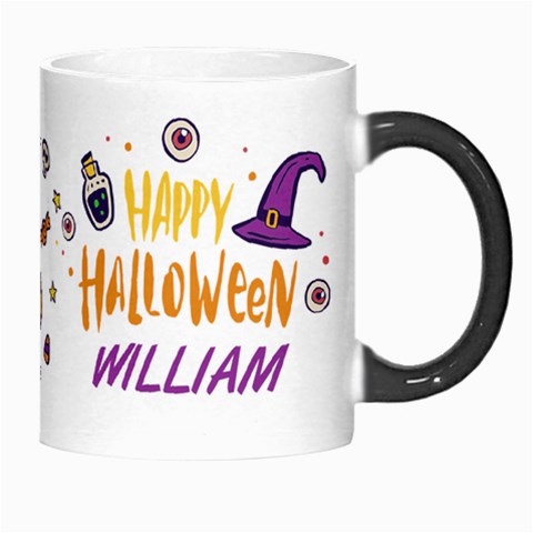 Personalized Halloween Name Any Text Morph Mug By Joe Right