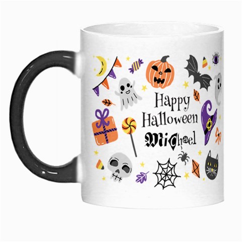 Personalized Halloween Name Any Text Morph Mug By Joe Left