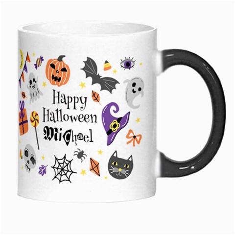 Personalized Halloween Name Any Text Morph Mug By Joe Right