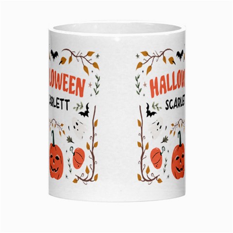 Personalized Halloween Name Any Text Morph Mug By Joe Center