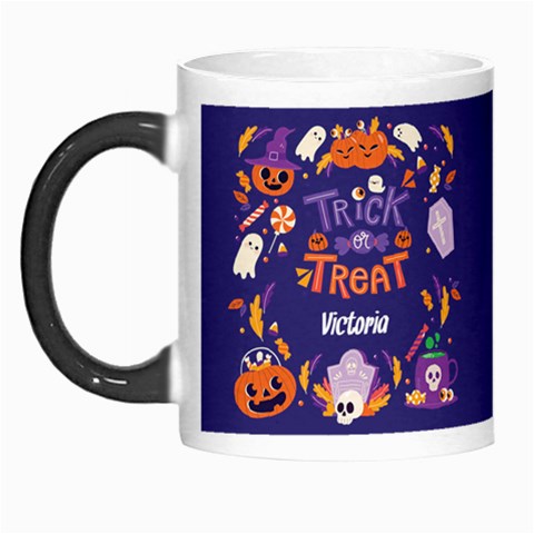 Personalized Halloween Name Any Text Morph Mug By Joe Left