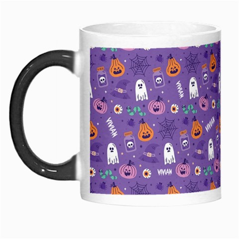 Personalized Halloween Name Any Text Morph Mug By Joe Left