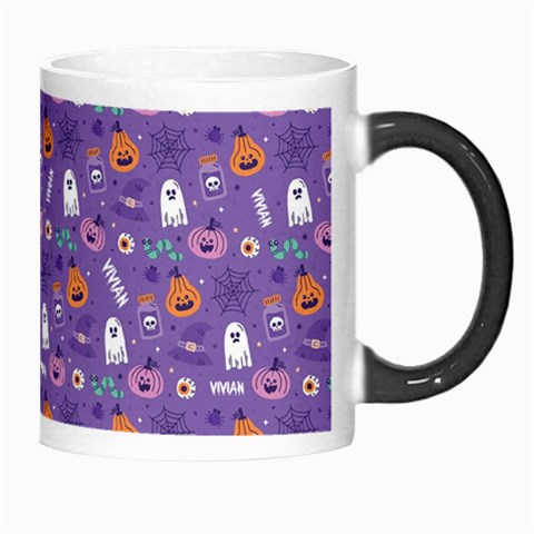 Personalized Halloween Name Any Text Morph Mug By Joe Right