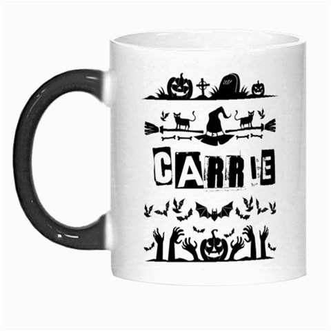 Personalized Halloween Name Any Text Morph Mug By Joe Left