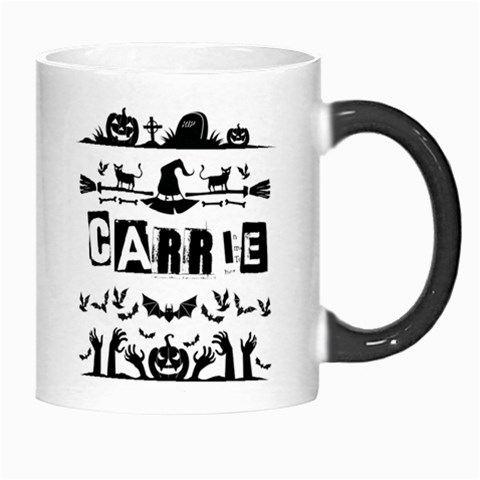 Personalized Halloween Name Any Text Morph Mug By Joe Right