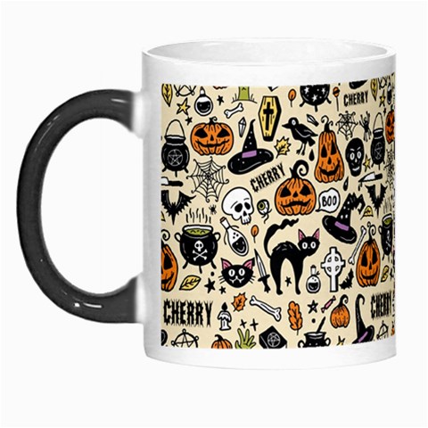 Personalized Halloween Name Any Text Morph Mug By Joe Left