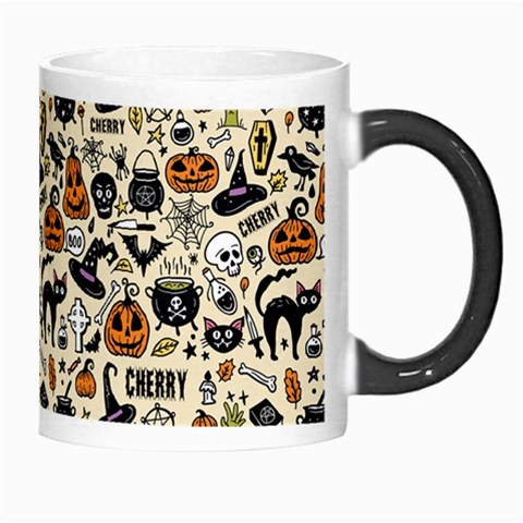 Personalized Halloween Name Any Text Morph Mug By Joe Right