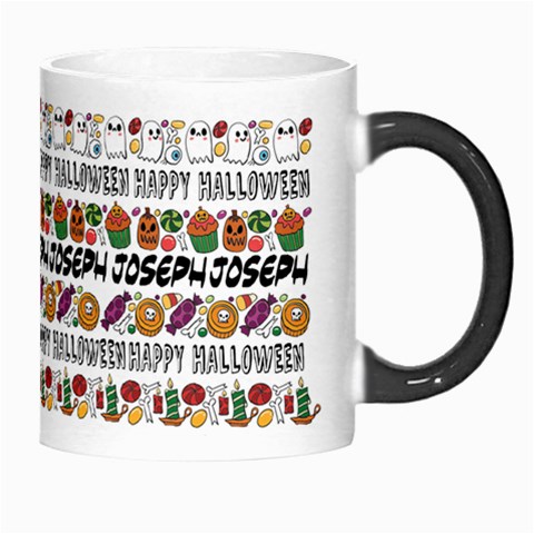 Personalized Halloween Name Any Text Morph Mug By Joe Right