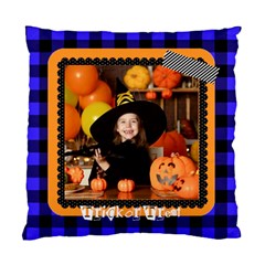 Personalized Photo Halloween Lace Frame Standard Cushion Case (5 styles) - Standard Cushion Case (One Side)