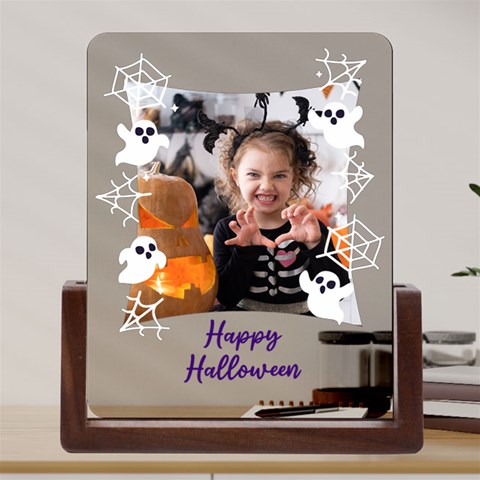 Personalized Photo Ghost Acrylic Uv Print 6  Tabletop Frame By Katy Front