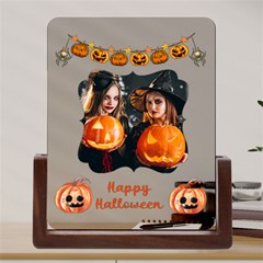 Personalized Photo Pumpkin Party Acrylic UV Print 6  Tabletop Frame - Acrylic UV Print 6  Tabletop Frame (U-Shape)