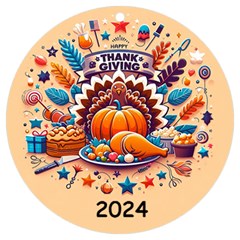 Personalized Thanksgiving Year Round Ornament - UV Print Acrylic Ornament Round