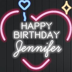 Personalized Happy Birthday Name Neon Signs And Lights