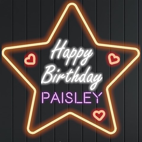 Personalized Happy Birthday Name Neon Signs And Lights By Joe Front