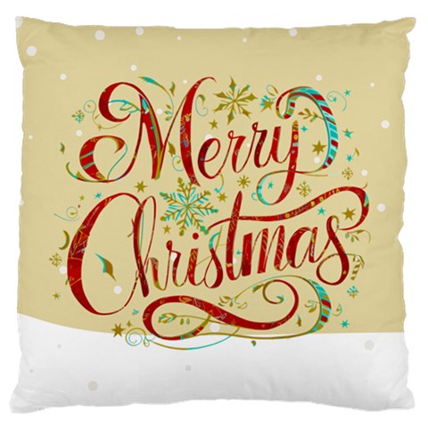 Personalized Photo Christmas Santa Claus Large Cushion Case  By Katy Back