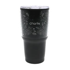 Personalized Name Any Text Summer Theme Travel Tumbler - 30oz Thermal Travel Tumbler