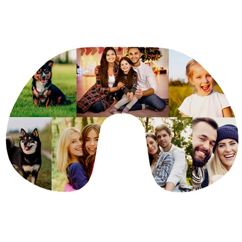 Personalized Photo Travel Neck Pillow By Joe Front