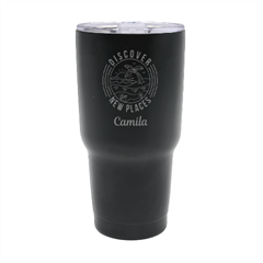 Personalized Name Any Text Summer Holiday 30oz Thermal Travel Tumbler