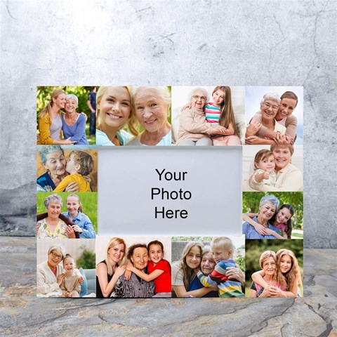 Personalized 12 Photo White Tablet Photo Frame By Joe Front