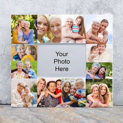 Personalized 12 Photo White Wall Photo Frame By Joe Front