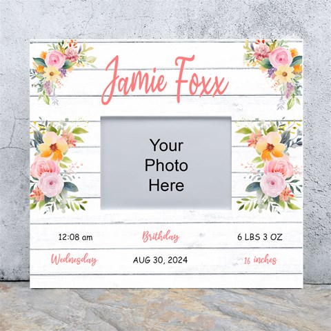 Personalized New Born Baby Wall Photo Frame By Joe Front