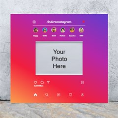 Personalized Instagram In Color Family Any Text Wall Photo Frame