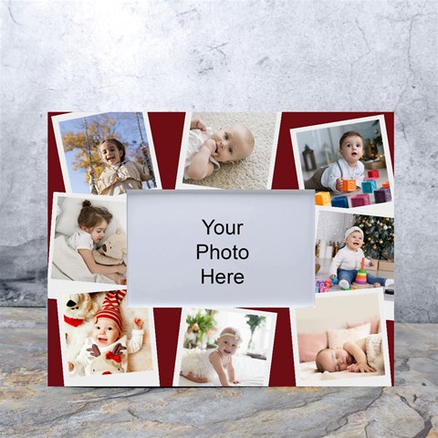 Personalized 9 Polaroid Photo Tabletop Photo Frame By Joe Front