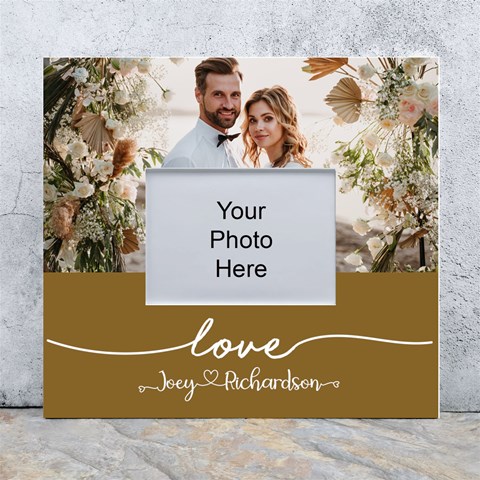 Personalized Wedding Couple Photo Name Wall Photo Frame By Joe Front