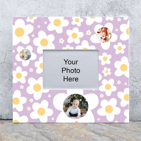 Personalized Photo Floral Pattern Wall Photo Frame By Joe Front