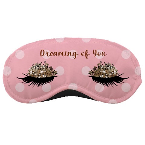 Personalized Bling Bling Eyes Sleep Mask By Joe Front