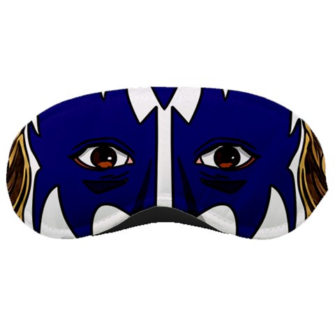 Personalized Kiss Band Face Fans Art Sleep Mask By Joe Front