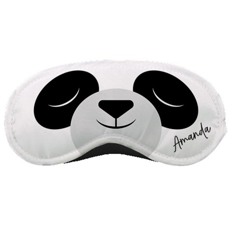 Personalized Name Any Text Panda Sleep Mask By Joe Front