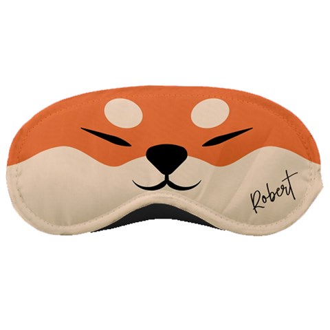 Personalized Name Any Text Shiba Sleep Mask By Joe Front