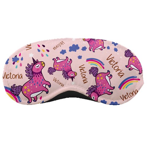 Personalized Name Any Text Unicorn Sleep Mask By Joe Front