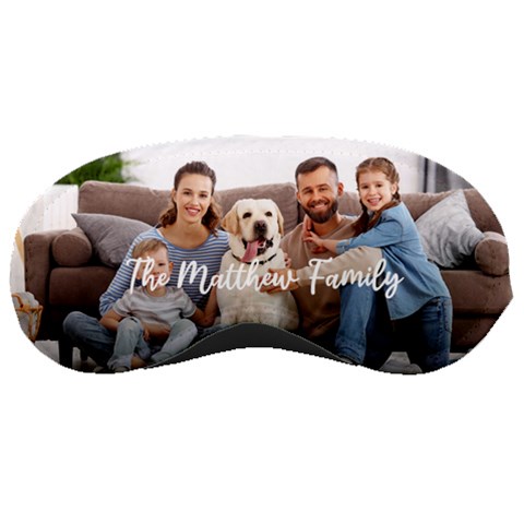 Personalized Name Any Text Photo Sleep Mask By Joe Front