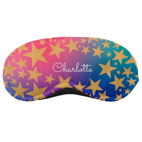 Personalized Name Any Text Star Sleep Mask By Joe Front