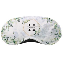 Personalized Initial Name Marble Sleep Mask