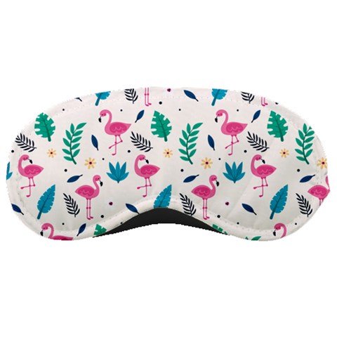 Personalized Flamingo Pattern Sleep Mask By Joe Front