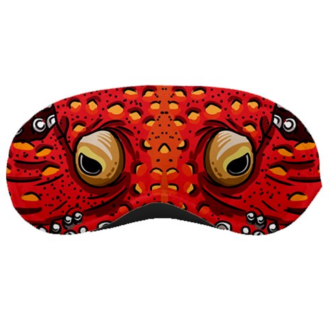 Personalized Angry Octopus Sleep Mask By Joe Front