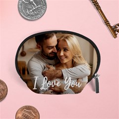 Personalized Couple Photo Anniversary Accessory Pouch (small)