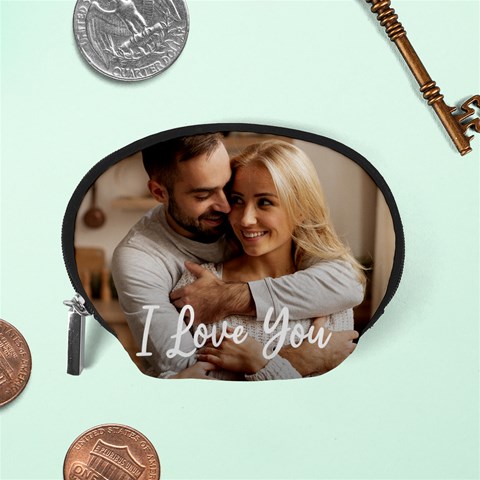 Personalized Couple Photo Anniversary Accessory Pouch (small) By Joe Back