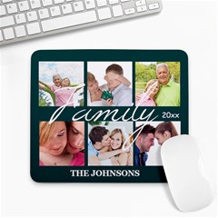 Family Photo Personalized - Large Mousepad