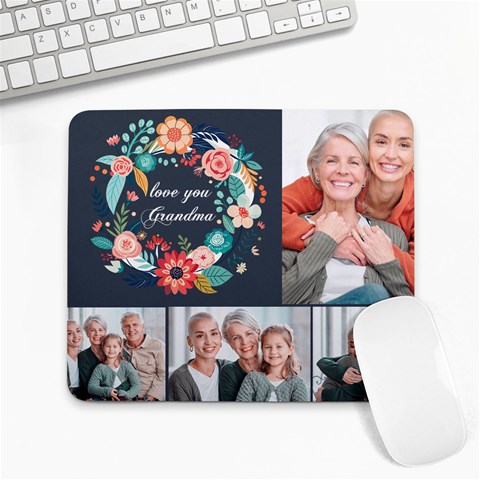 Floral Photo Collage Grandma By Xiu Front